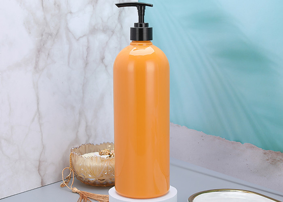 25mm Orange Shampoo Plastic Pump Dispenser Botol 900ml