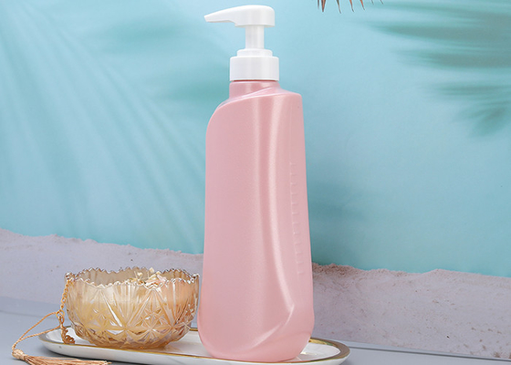 Botol Pompa PET Pearlescent Pink 750ml Botol Cuci Tubuh Plastik