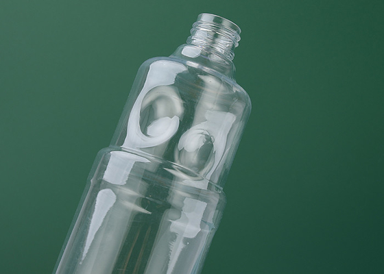 ISO9001 350ml HAPE Clear Plastic Screw Top Bottles BPA Free