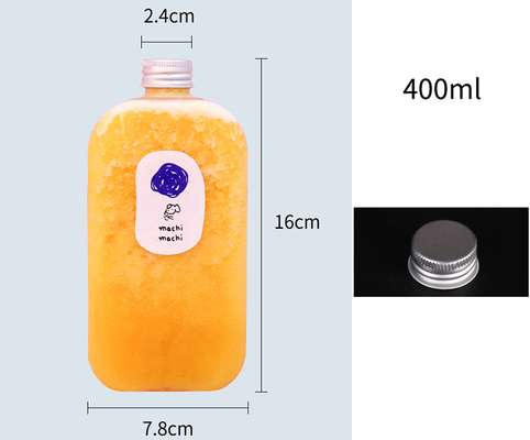 Minuman Plastik Dapat Digunakan Kembali Minuman Ringan Botol Hewan Peliharaan 400ml 350ml