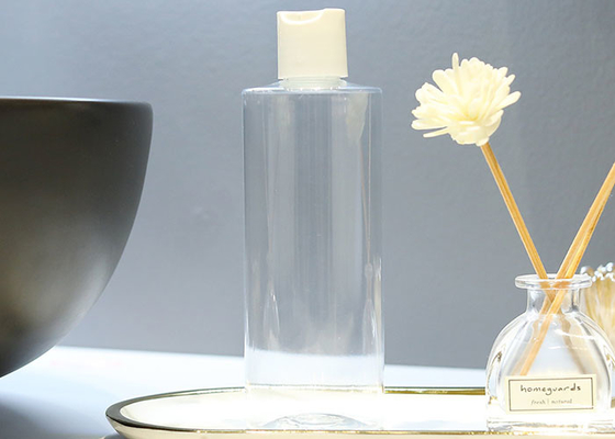 Round Squeeze Bottle 250ml Botol Plastik Tahan Lama Dengan Flip Top Cap