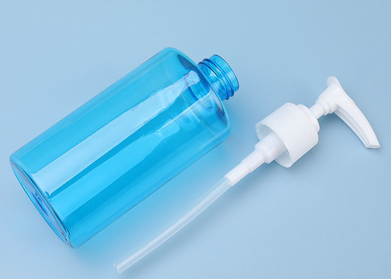 SGS Plastic Hand Sanitizer Botol PET Bulat 200ml Dengan Pompa Lotion Putih