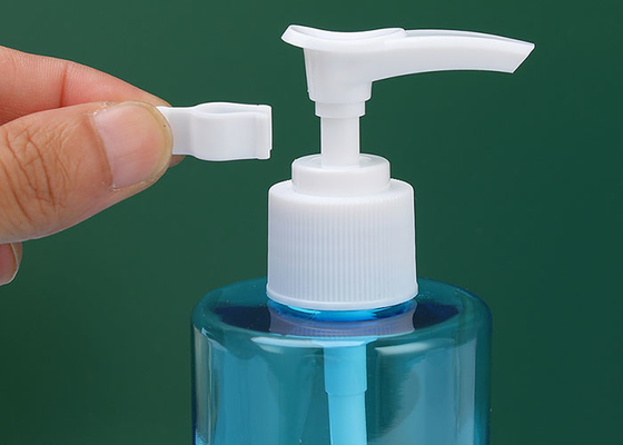 SGS Plastic Hand Sanitizer Botol PET Bulat 200ml Dengan Pompa Lotion Putih