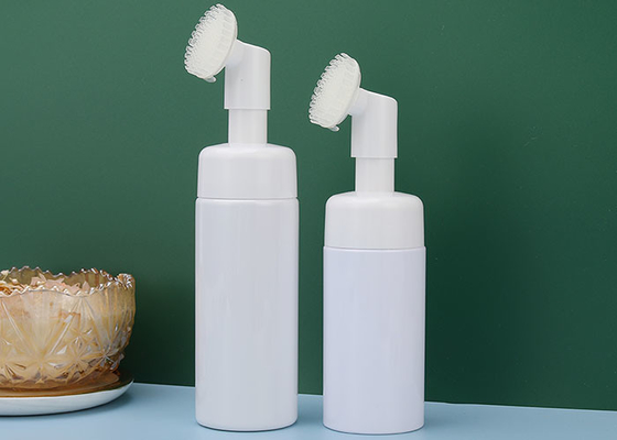 120ml 150ml Botol Busa Cuci Wajah Dengan Kuas Silikon