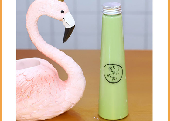 Aluminium Screw Cap Botol Teh Susu Botol Jus Plastik 200ml Dengan Tutup