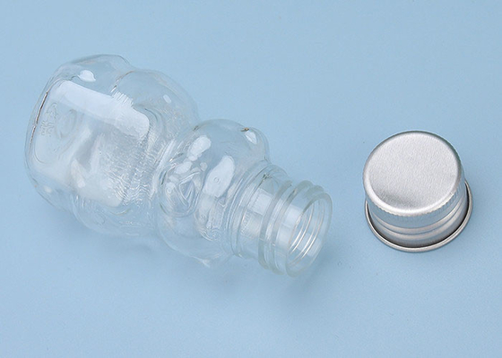 30ml Botol Plastik Minuman PET Untuk Teh Susu Dengan Tutup Aluminium