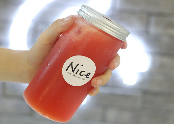 Botol Jus Plastik Dapat Digunakan Kembali Untuk Teh Susu 350ML 500ML