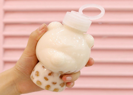 Tarik Cincin Penutup Botol Teh Susu 400ml Botol Jus yang Dapat Diremas