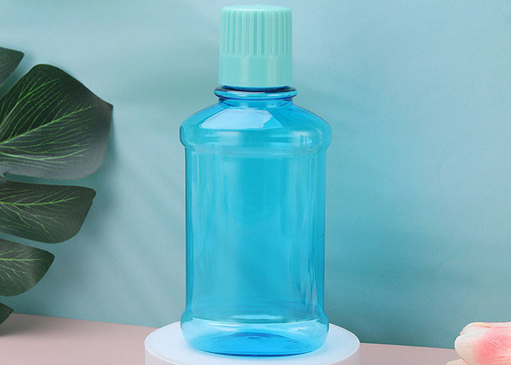 Botol Obat Kumur Plastik Kosong BPA Gratis 250ml Dengan Tutup