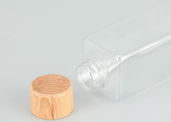 Botol Sekrup Plastik 200ml Anti Bocor Dengan Tutup Bambu