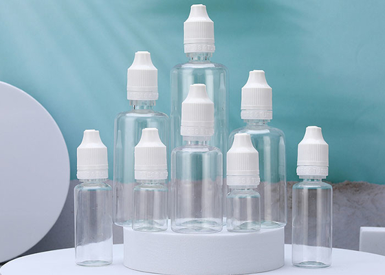30ml 40ml 50ml E Botol Tetes Mata Kosong Plastik Cair Dengan Tutup Pengaman