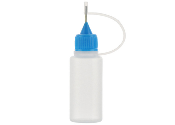 Botol Cair E Penetes Semitransparan 15ml Dengan Ujung Jarum