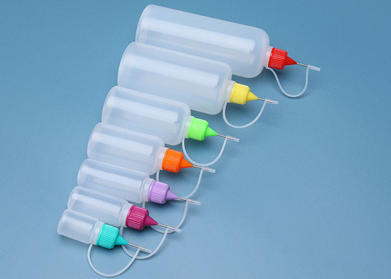 Botol Cair E Penetes Semitransparan 15ml Dengan Ujung Jarum