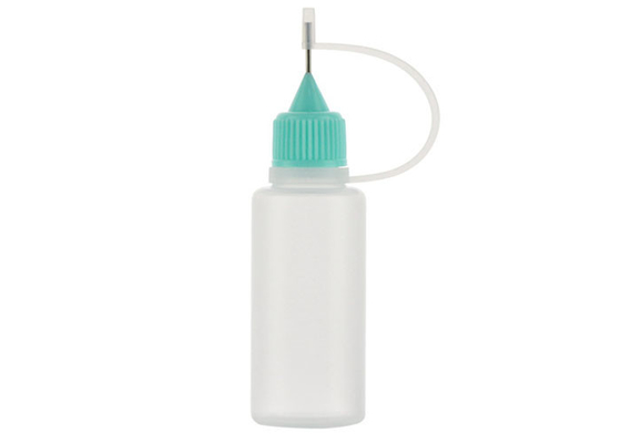 20ml PE Botol Penetes Plastik Squeezable dengan Tutup Ujung Jarum untuk E-liquid, Semua Botol Cairan