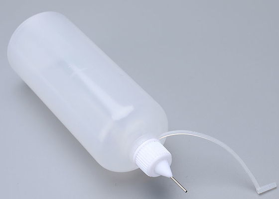 50ml Botol Cairan Pencuci Plastik yang Dapat Diremas Dapat Digunakan Kembali Dengan Penetes Jarum Baja