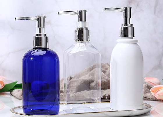 300ml Botol Pompa PET Isi Ulang Untuk Krim Lotion Shampoo