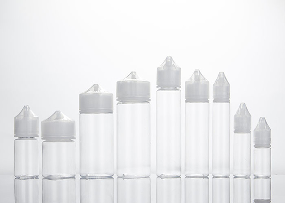 30ml E Juice Botol Plastik Pet Flat Cap Dropper V3 anti bocor