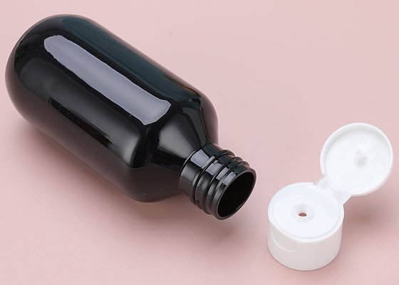 Botol Lotion PET Amber Flip Top Cap 120ml Untuk Krim Toner Kosmetik