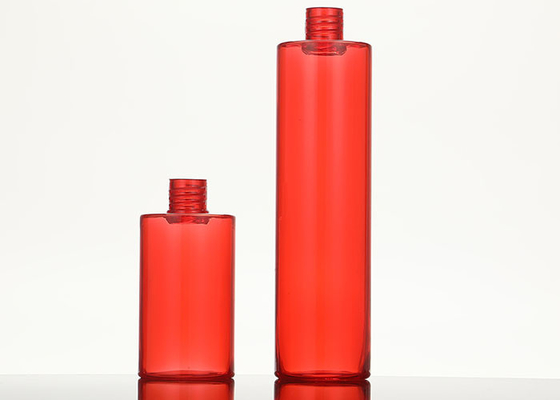 60ml 150ml Botol Pompa Plastik Merah Kosong Untuk Pengeluaran Lotion Shampoo