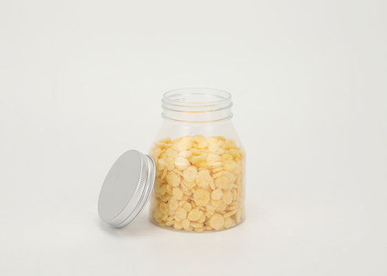 350ML Food Grade Clear Plastic Pet Jar Container Dengan Tutup Aluminium