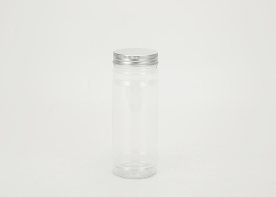 500ml Kaleng Minuman Plastik PET Jar Plastik Dengan Tutup Aluminium