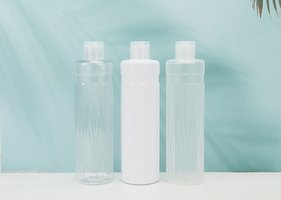 Flip Top Cap 300ml Botol PET dengan Screw top Untuk Shampoo Lotion Kosmetik