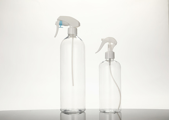 Botol Semprot Pemicu Plastik Bening PET Squeeze White 500ml 1000ml
