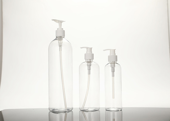 Botol Pompa Plastik Kosong PET 500ml 1000ml Untuk Shampoo Lotion