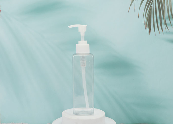 300ml Botol Pompa Plastik Persegi Isi Ulang Dengan Lockdown Leak Proof