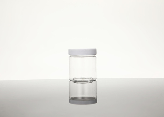 Toples Plastik Bulat Isi Ulang Kosong 100ml dengan Tutup dan Label Bebas BPA