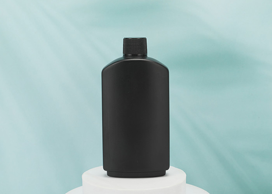 Botol Shampo Plastik HDPE Persegi Dan Datar 4oz 120ml untuk tinta