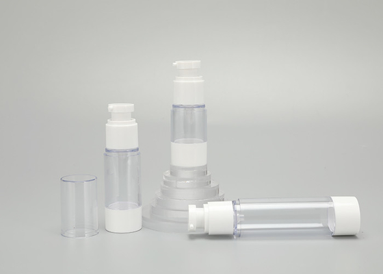Botol lotion plastik transparan cetakan yang dapat disesuaikan untuk varietas PMMA transparan