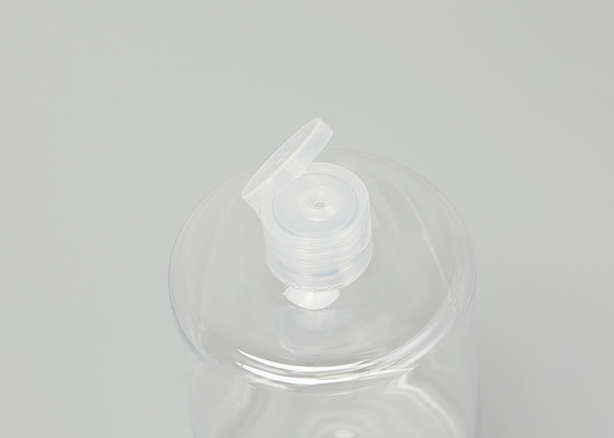 16oz Botol Plastik Bahu Datar Transparan Untuk Pembersih Tangan Gel Mandi