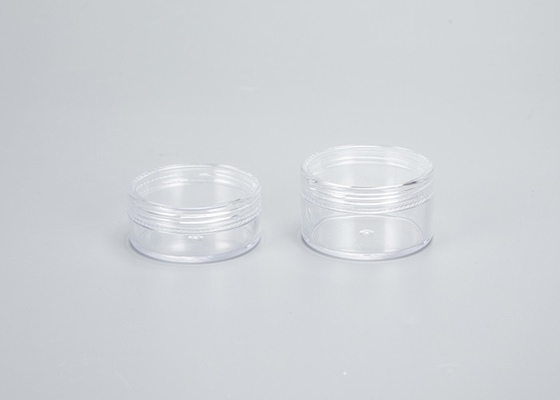 Kosmetik Lotion Cream Wadah Bulat Bening Dengan Tutup 10g 15g 30g