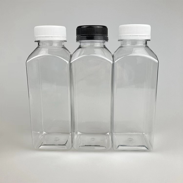 Jual panas 120ml 250ml 350ml 500ml 1000ml Bottle Empty French Square Juice