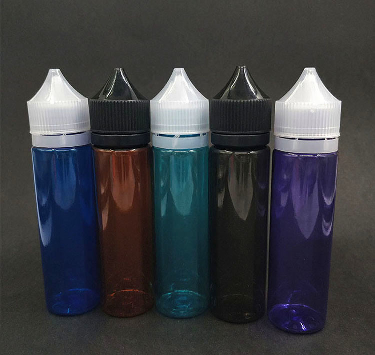 Botol dropper (Hideung Transparan) dapat digunakan kembali, tutup yang aman untuk anak-anak, aplikator ujung dropper mudah