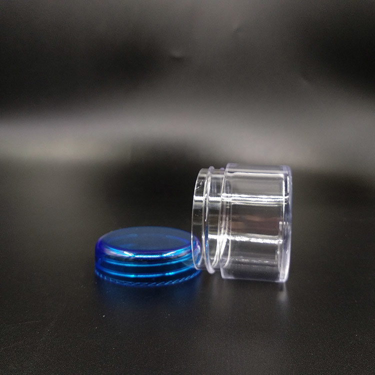 Mini 3 ml 5 g wadah plastik Cosmetic Sampler Jar wajah krim mata kemasan 5 ml botol kosmetik Dengan Tutup Berwarna