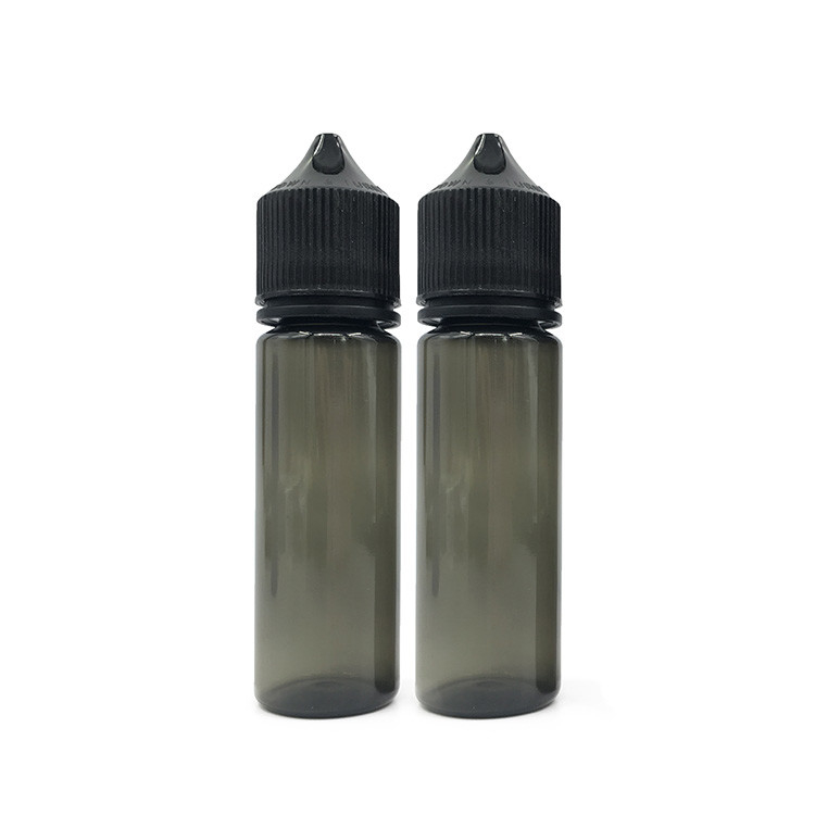 Botol Cairan PET Bulat Transparan Dengan Screw Cap Screen Cetak Berbagai Ukuran