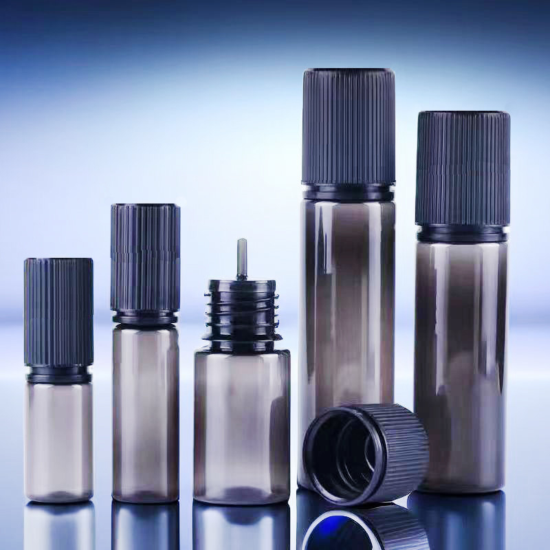 Childproof Bottle E Liquid Bottles Custom Logo Screen Printing Jenis leher