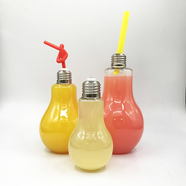 Botol teh susu plastik anti bocor dengan sekrup pada tutup 500ml Kapasitas Square Bentuk bulat 0.5kg Berat pegangan