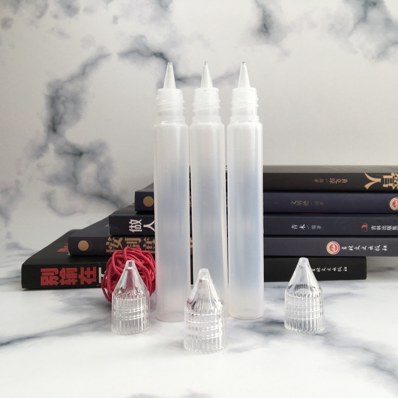 Screw Cap Childproof E Liquid Bottles Custom Printing Berbagai Ukuran Untuk E Liquid Packaging