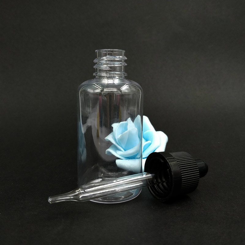 Botol dropper kaca halus untuk cairan - tutup dropper berbagai ukuran 10ml-120ml