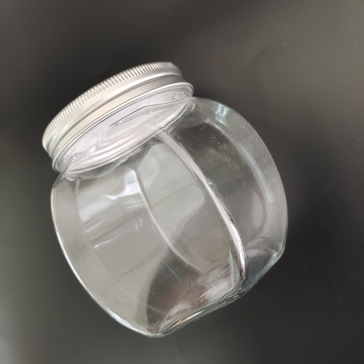 8oz Botol plastik tahan lama dengan aluminium foil dan label khusus untuk penyimpanan makanan
