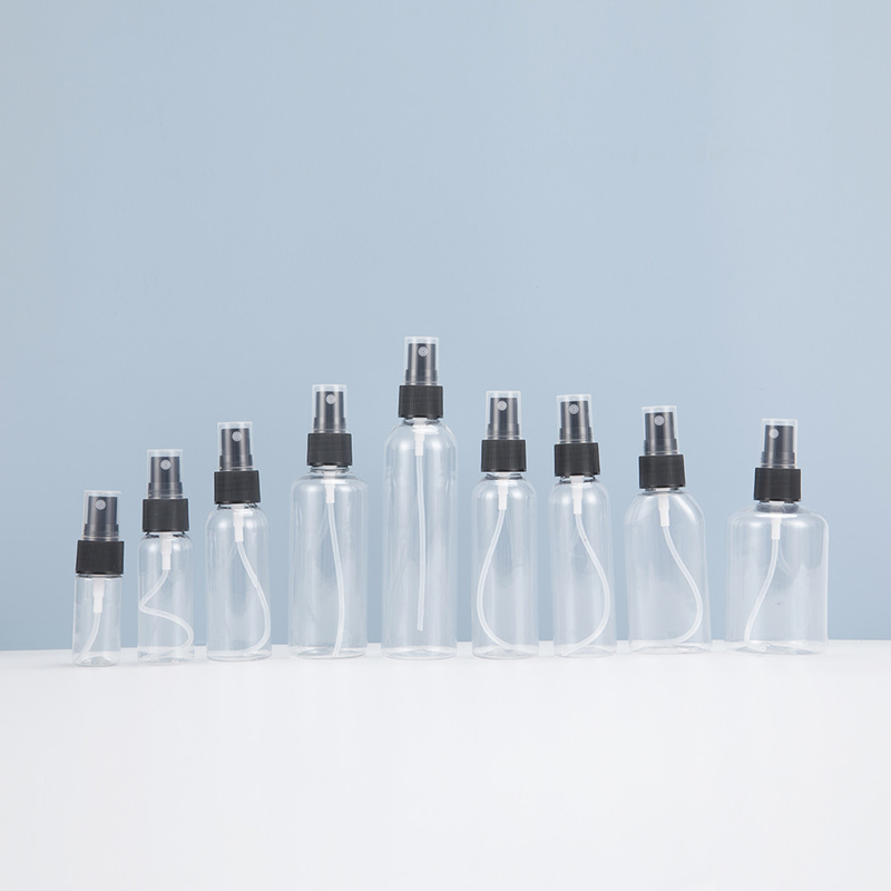 Botol Semprot Plastik PET Transparan Ramah Lingkungan Untuk Setiap Hari 10ml 15ml 30ml 50ml 60m 70ml 100ml 200ml 500ml