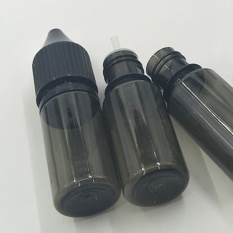Percetakan Custom Berwarna-warni 10 - 100ml Botol Cairan Liquid Bulat Transparan