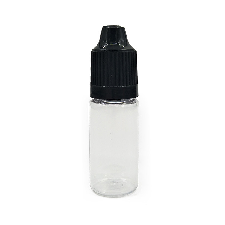 Botol dropper cair bulat jenis leher yang aman untuk anak untuk dispensasi terkontrol