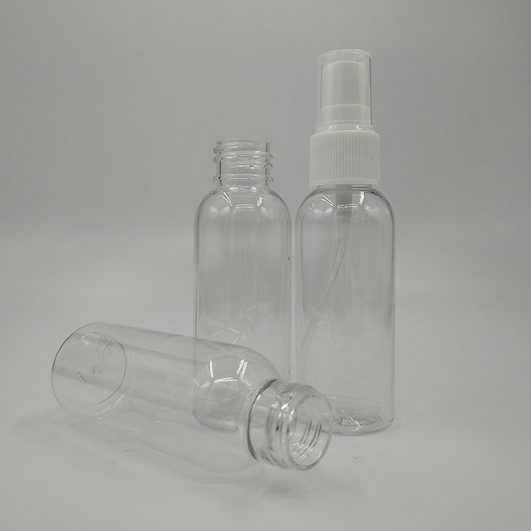 Botol Semprot Plastik PET Bulat 10ml 15ml 30ml 50ml 60m 70ml 100ml 200ml 500ml Kapasitas
