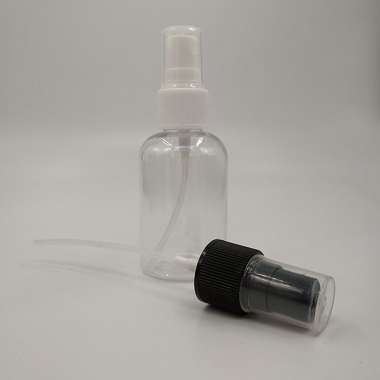 Botol Semprot Plastik PET Transparan Untuk Permukaan Lurus Kapasitas 10ml 15ml 30ml 50ml 60m 70ml 100ml 200ml 500ml