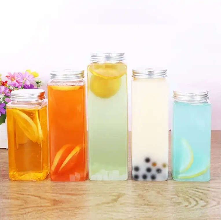 120ml 250ml 350ml 500ml 1000ml Botol Minuman Teh Susu Kekebalan terhadap kebocoran dan pegangan untuk kinerja yang tahan lama