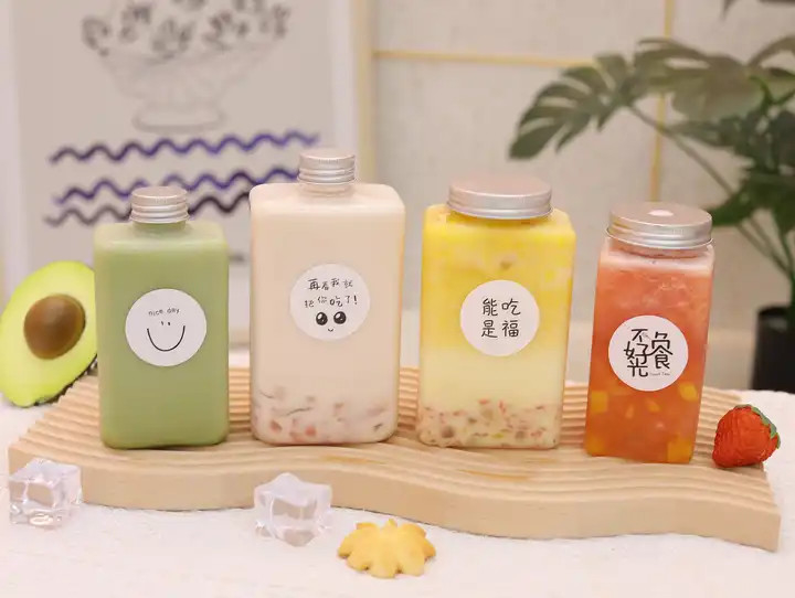Botol Teh Susu Berkapasitas Tinggi Desain Modern Proof Bocor 120ml 250ml 350ml 500ml 1000ml